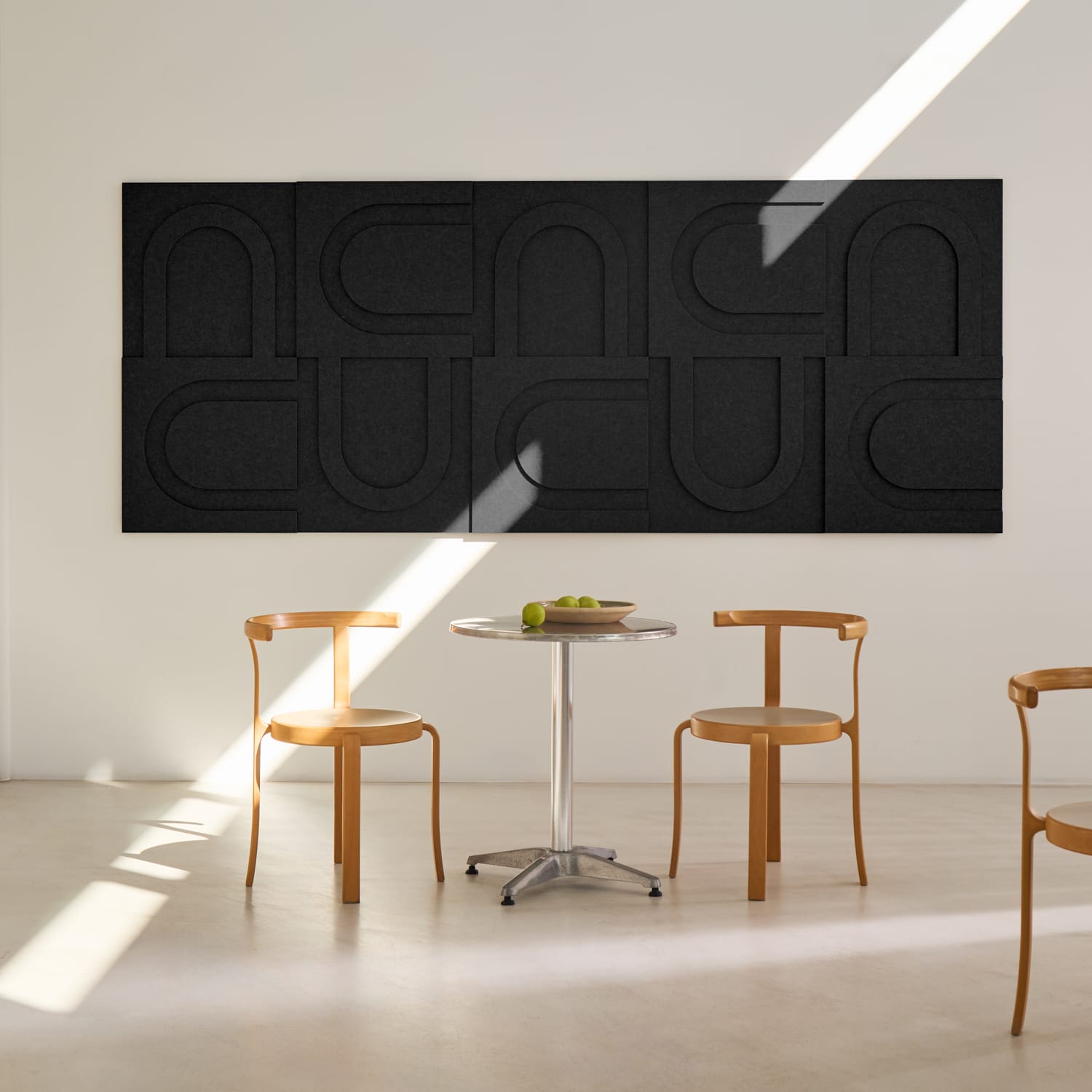 Geometric Tile - Night Black