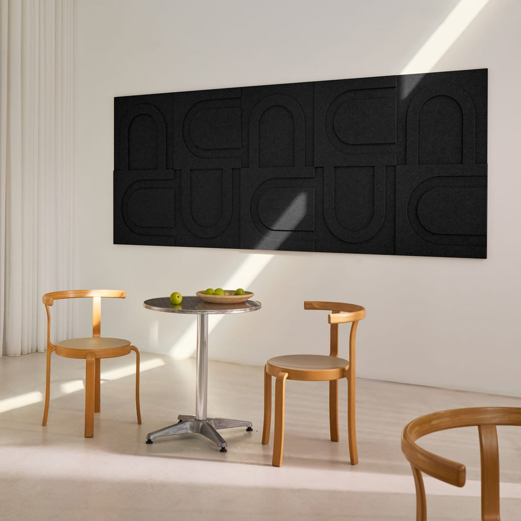 Geometric Tile - Night Black