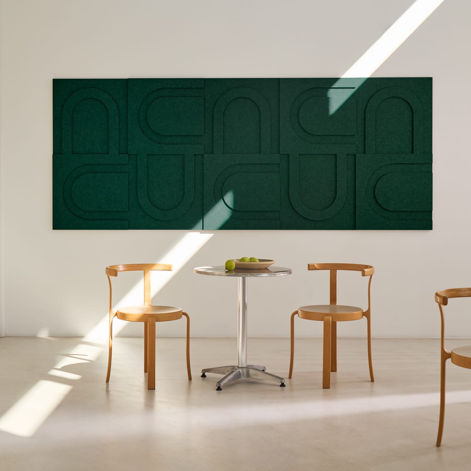 Geometric Tile - Petroleum Green