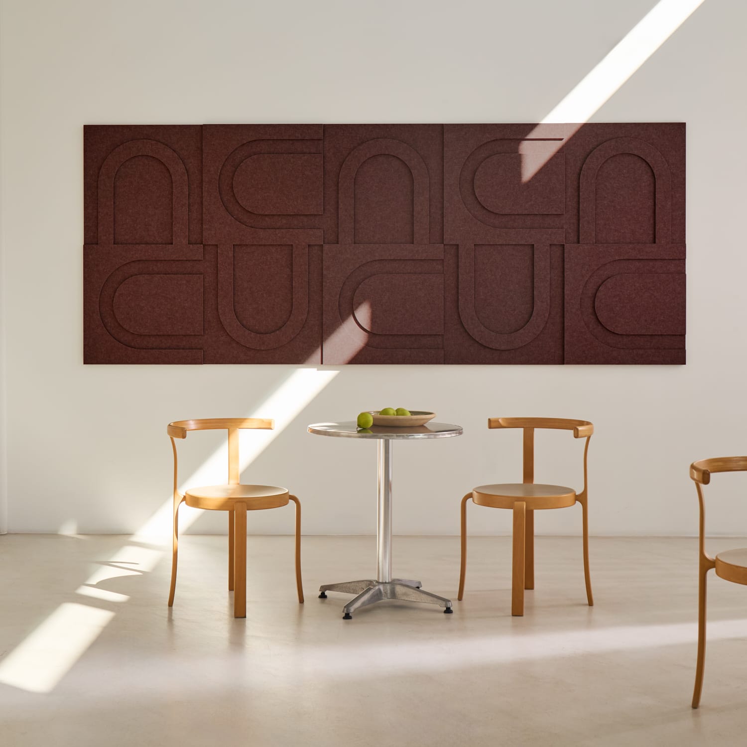 Geometric Tile - Reddish Brown