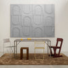 Geometric Tile - Cloudy Grey