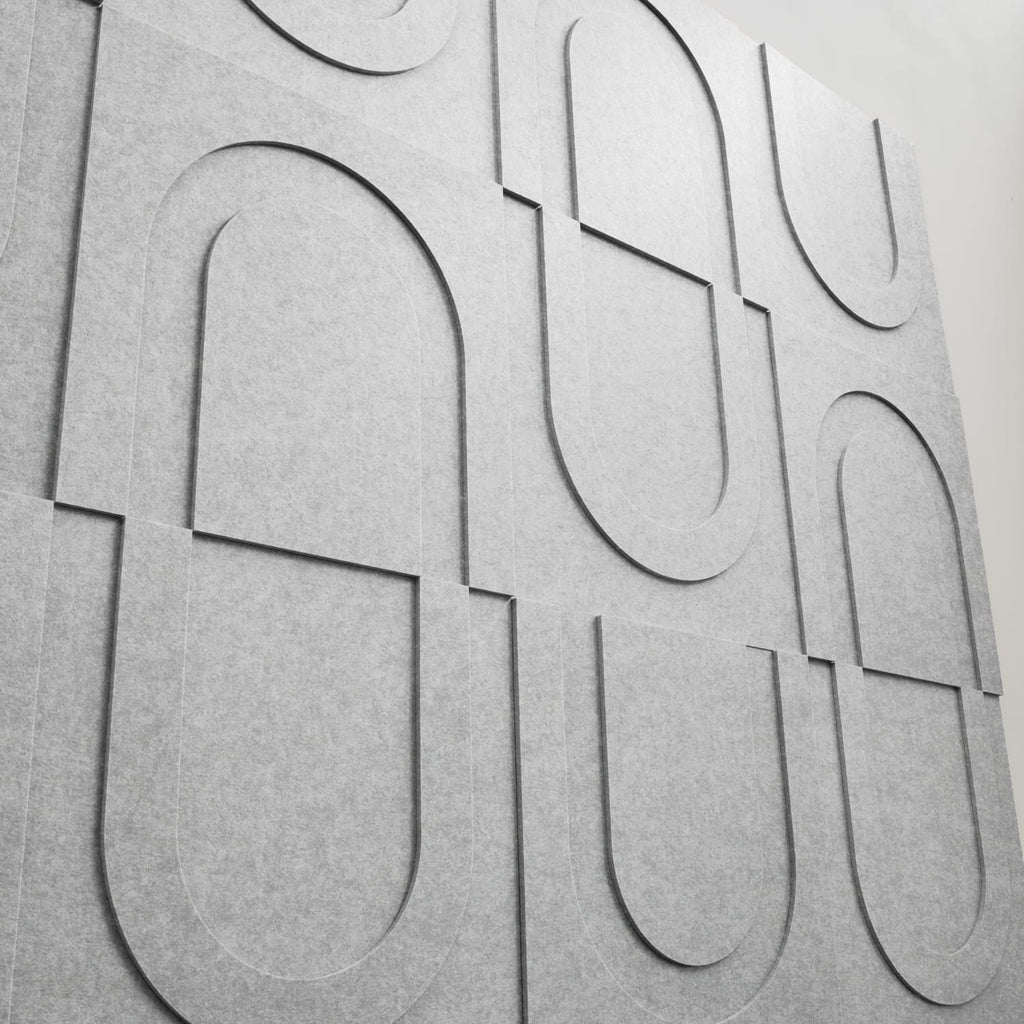 Geometric Tile - Cloudy Grey