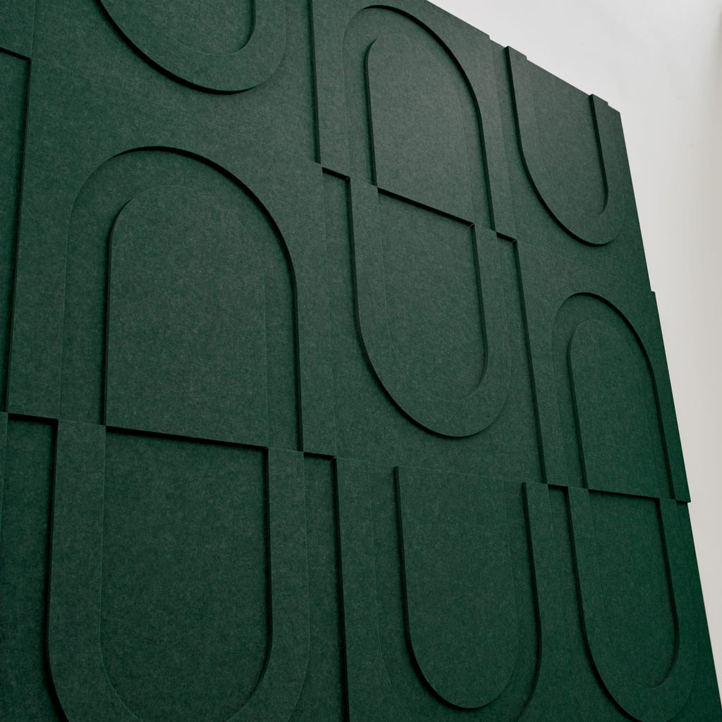 Geometric Tile - Petroleum Green