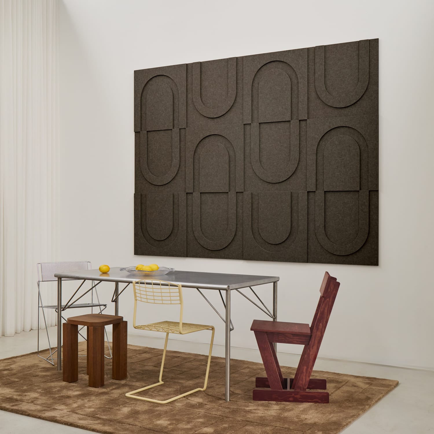 Geometric Tile - Warm Grey