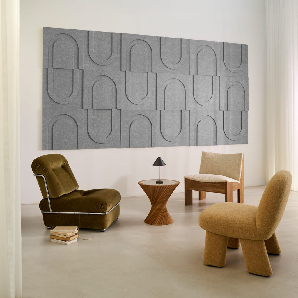 Geometric Tile - Cloudy Grey
