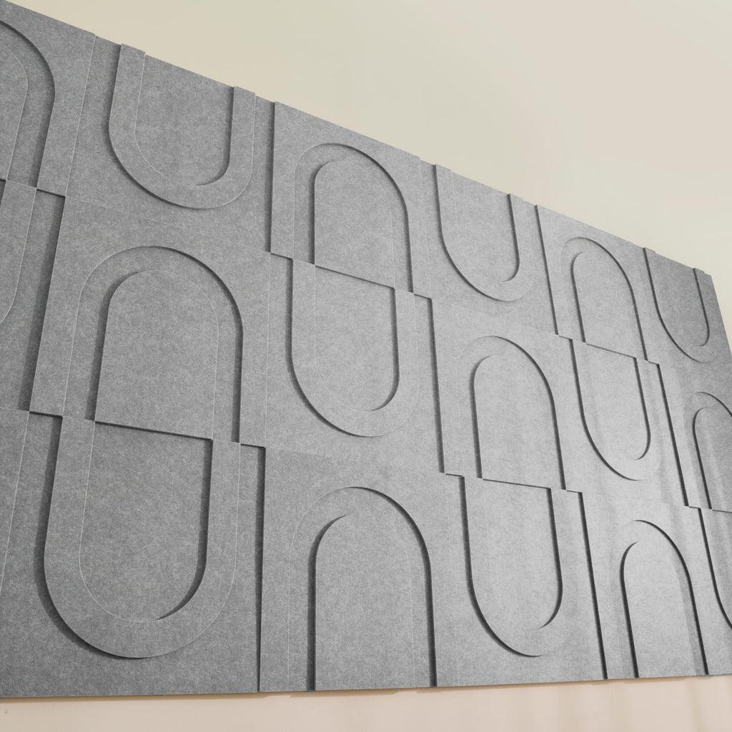 Geometric Tile - Cloudy Grey