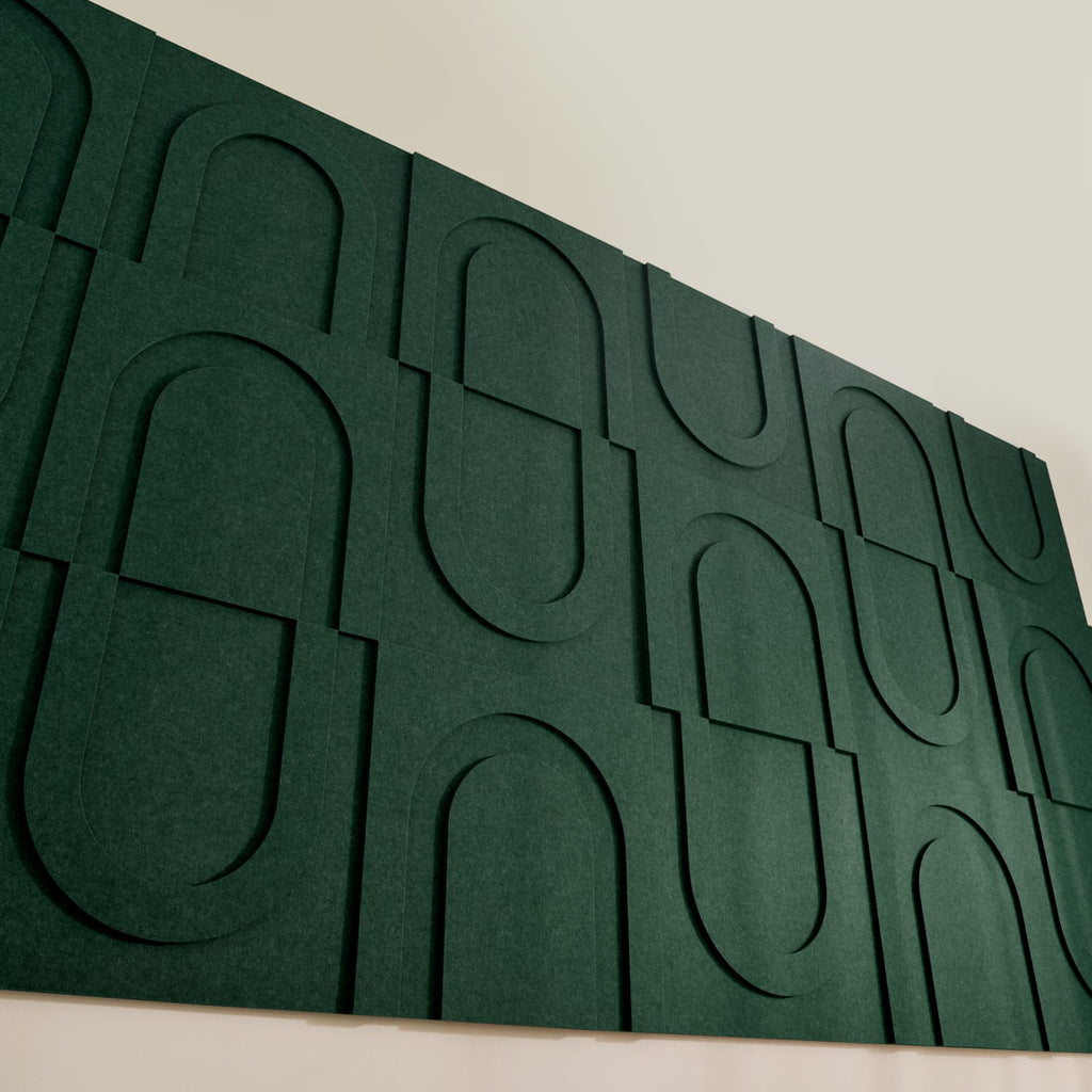 Geometric Tile - Petroleum Green