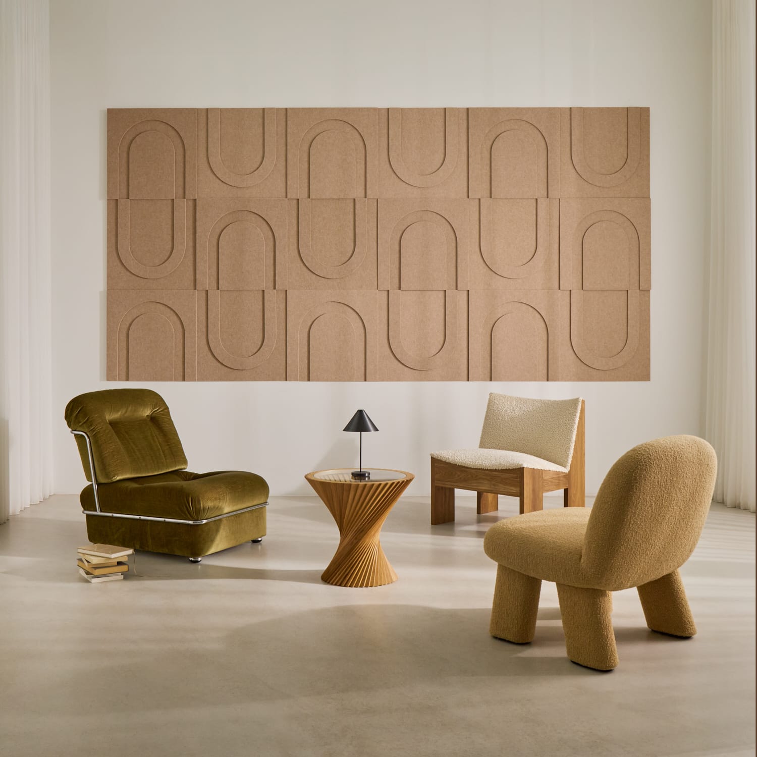 Geometric Tile - Sand Beige