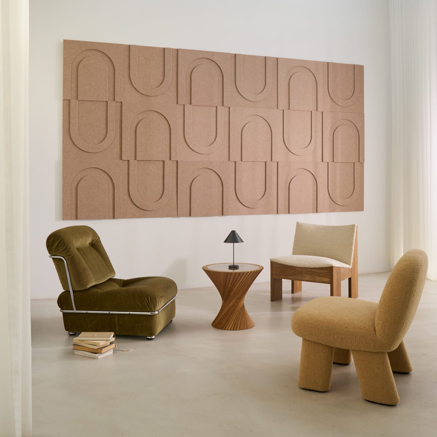 Geometric Tile - Sand Beige
