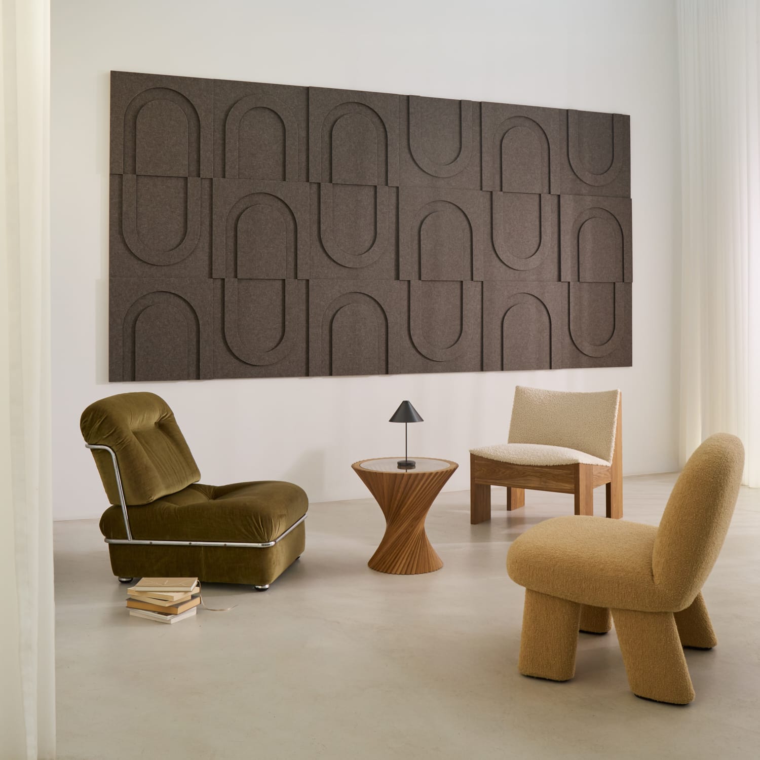 Geometric Tile - Warm Grey