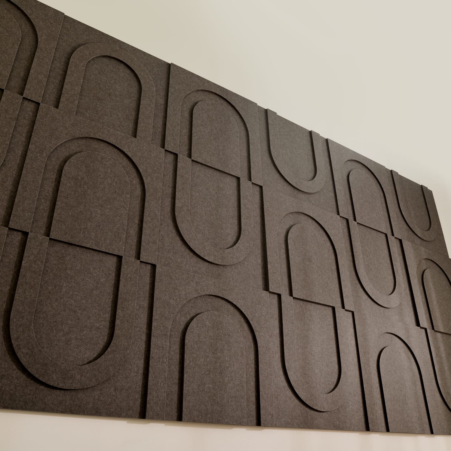 Geometric Tile - Warm Grey