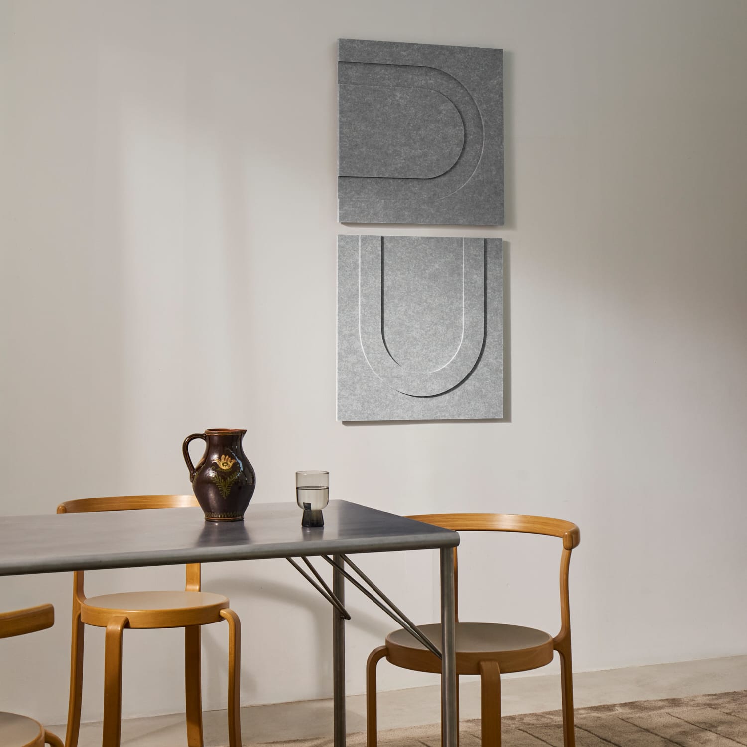 Geometric Tile - Cloudy Grey