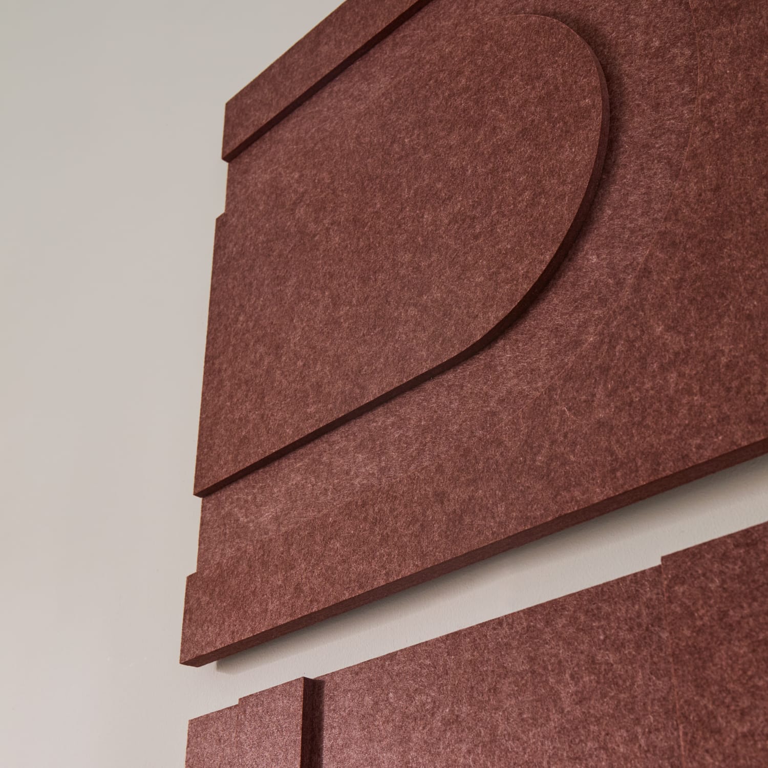 Geometric Tile - Reddish Brown