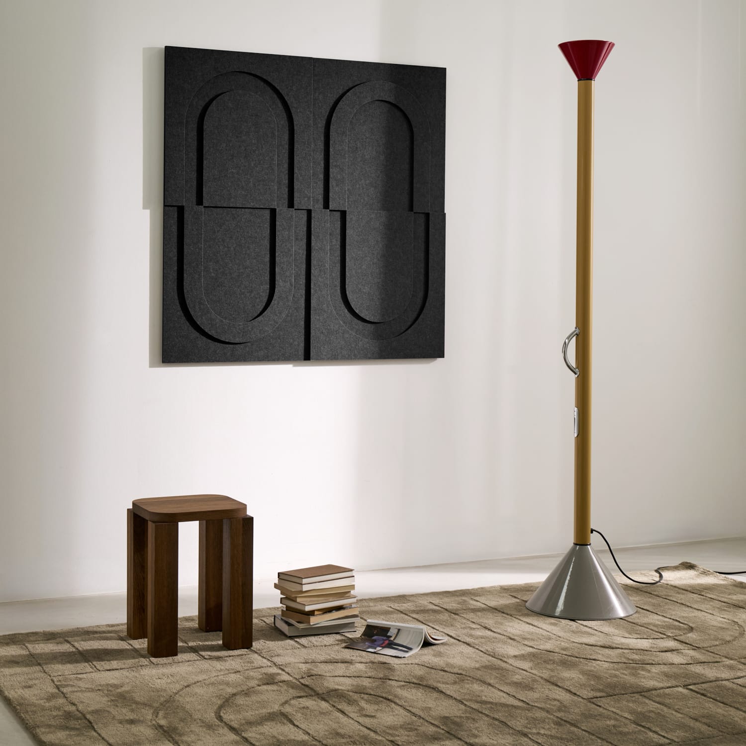 Geometric Tile - Night Black