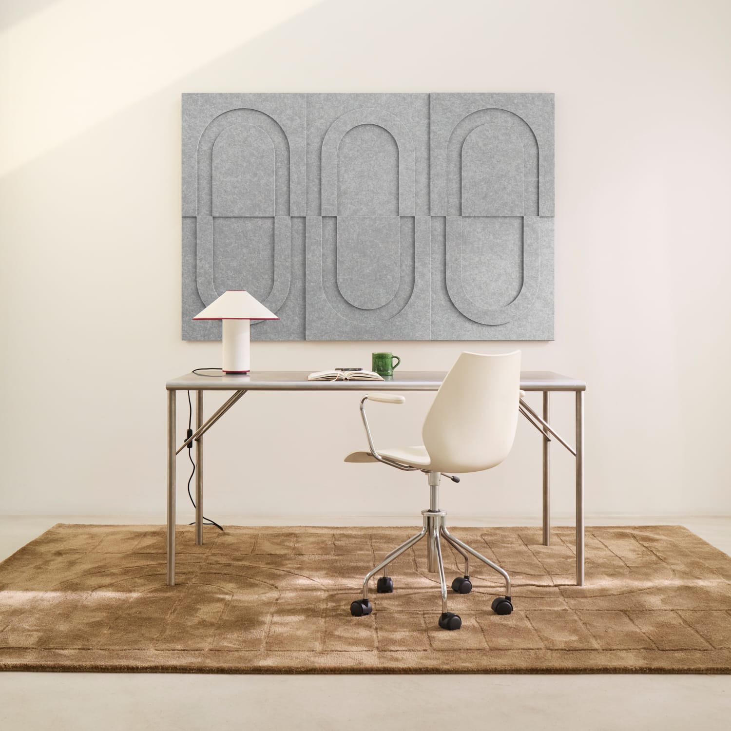 Geometric Tile - Warm Grey