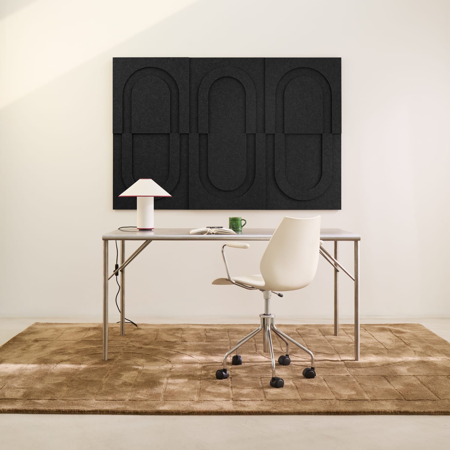 Geometric Tile - Night Black