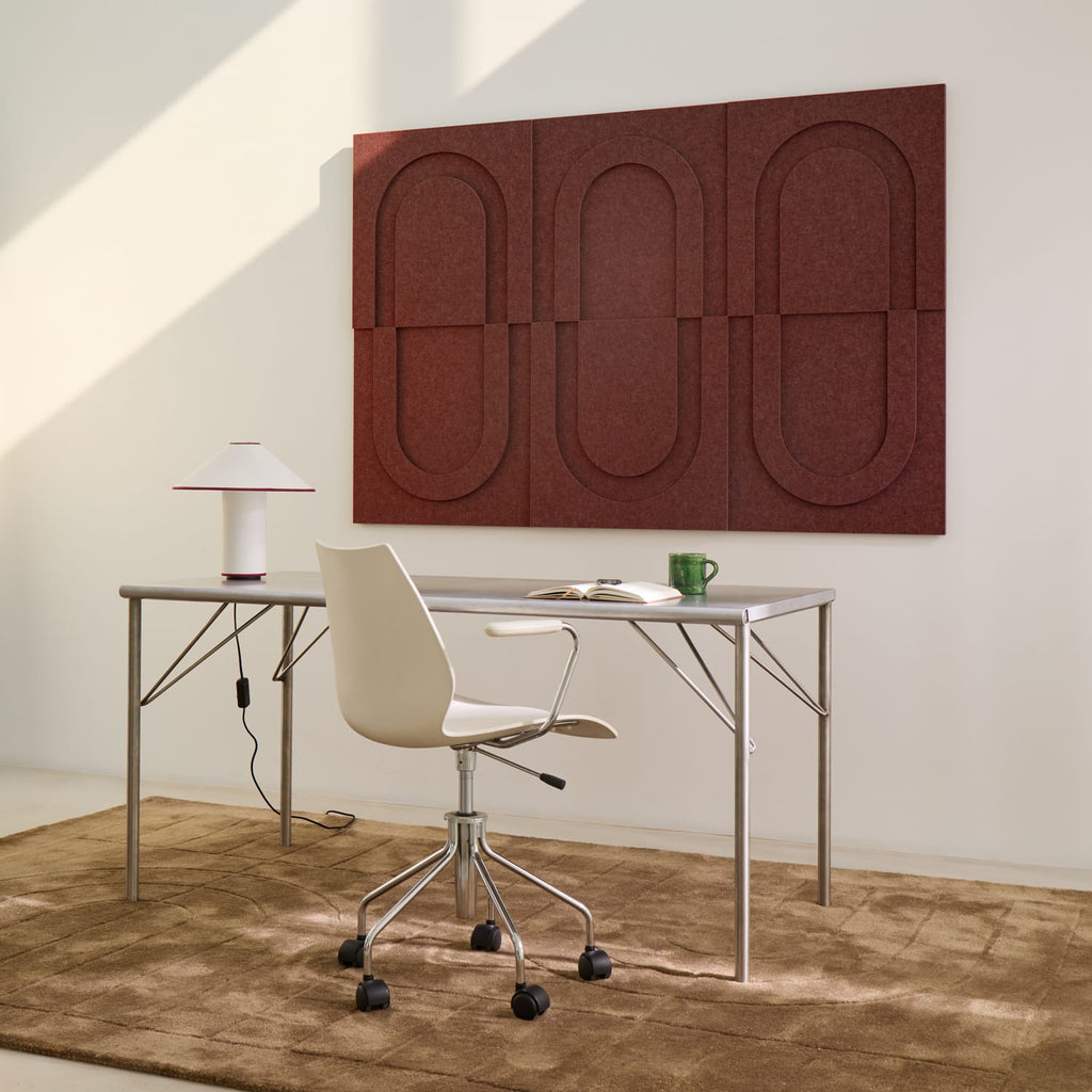 Geometric Tile - Reddish Brown