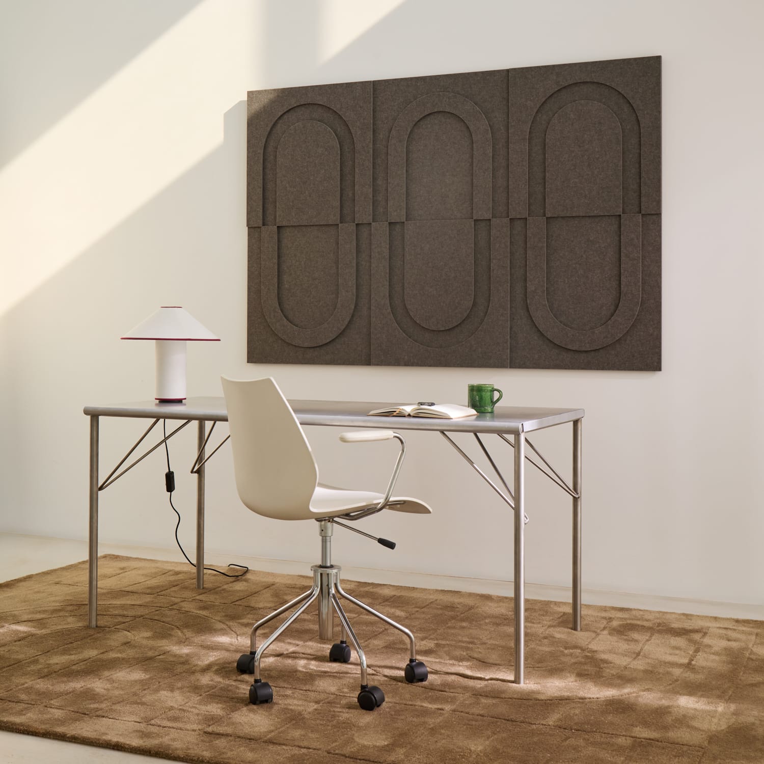 Geometric Tile - Warm Grey