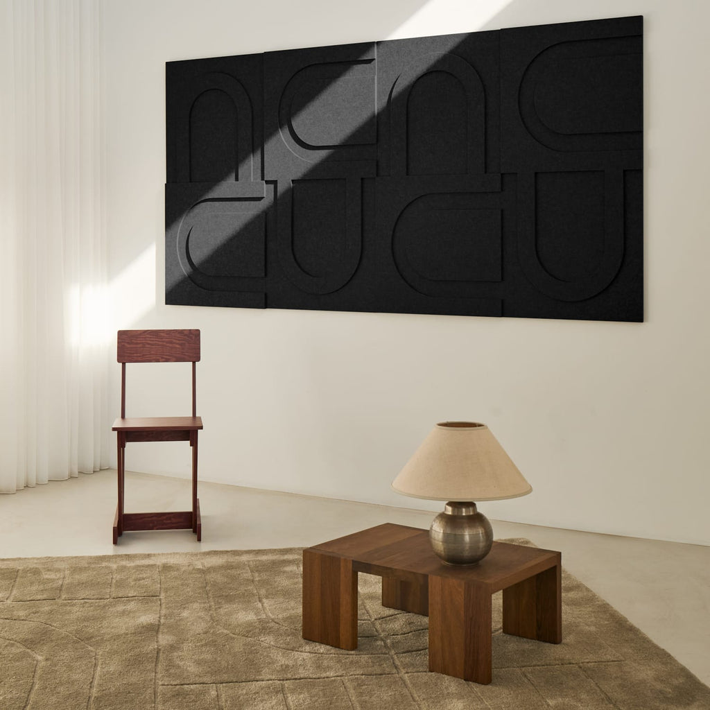 Geometric Tile - Night Black