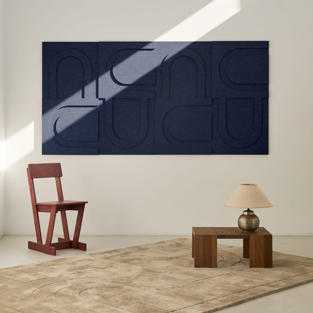 Geometric Tile - Ocean Blue