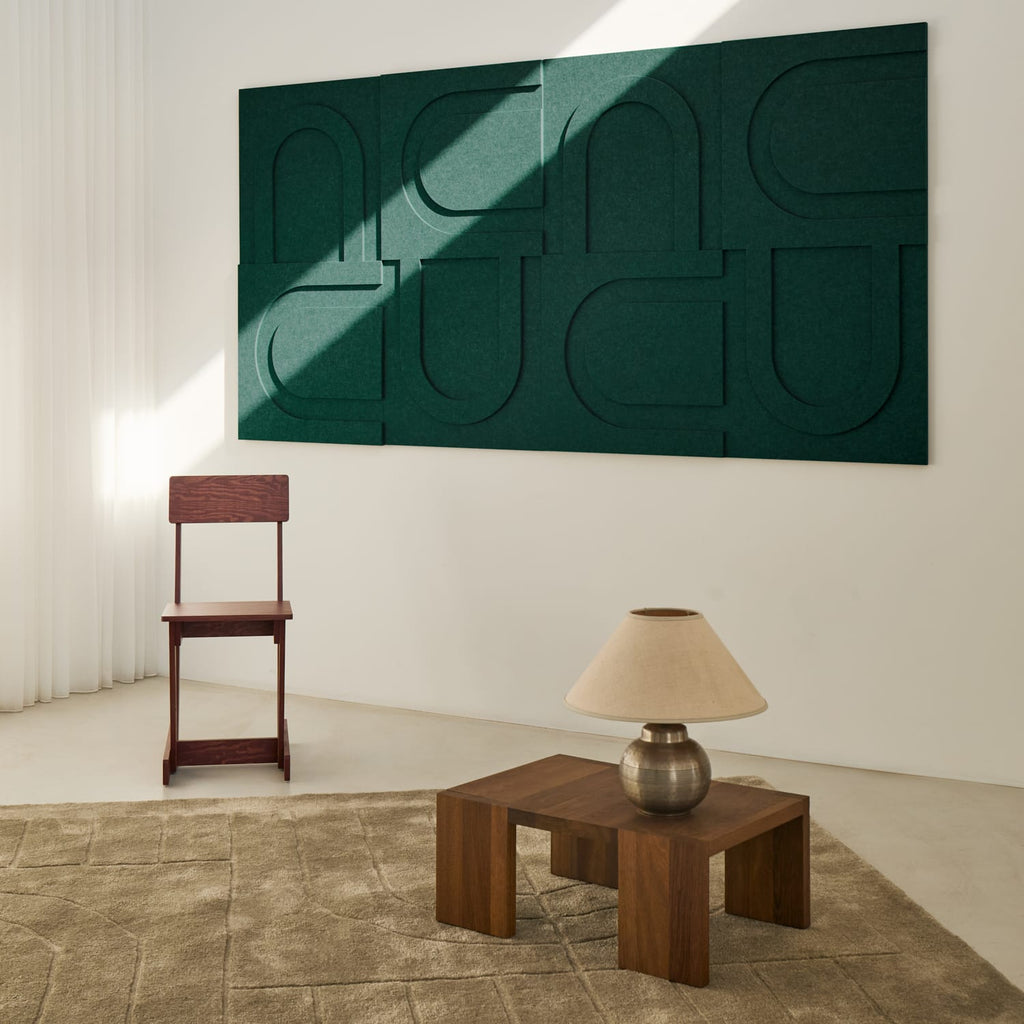 Geometric Tile - Petroleum Green