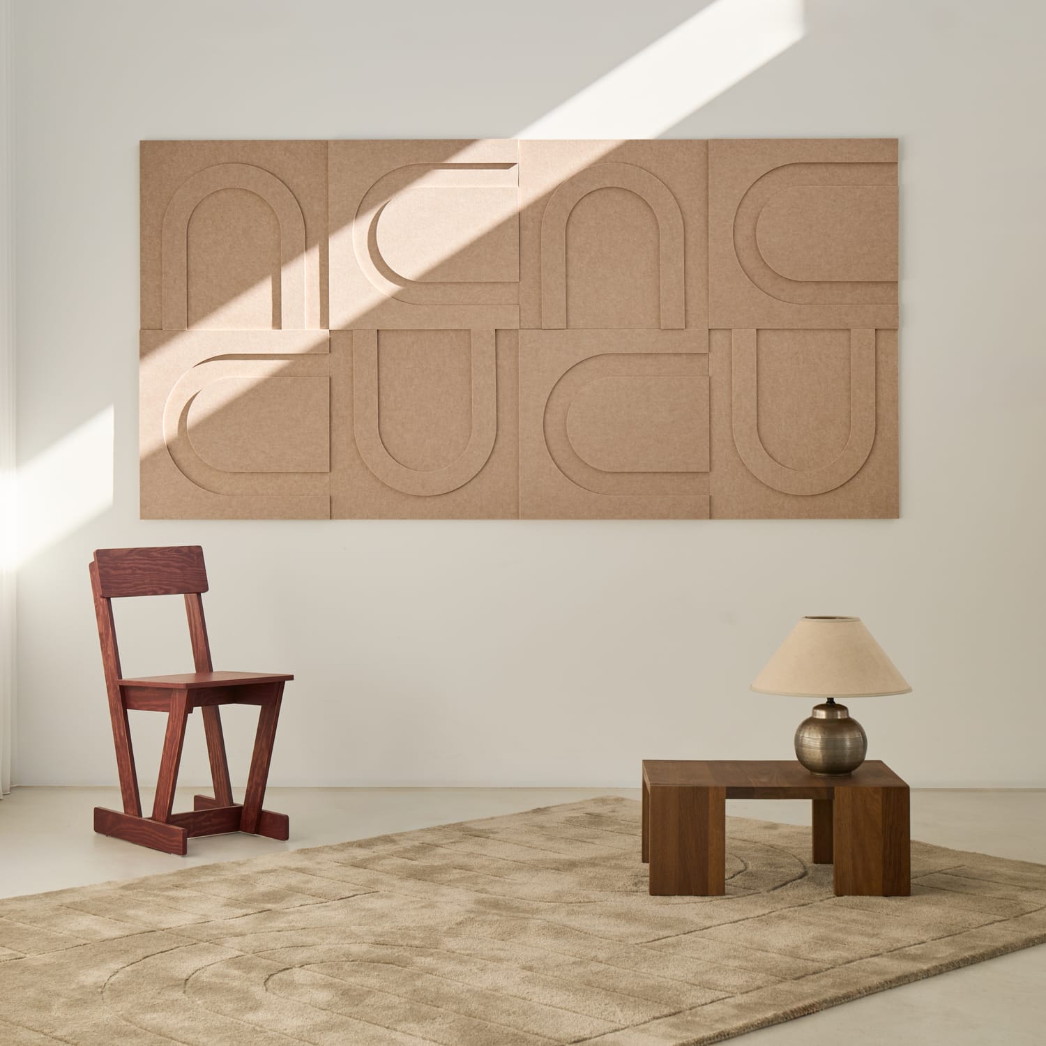 Geometric Tile - Sand Beige