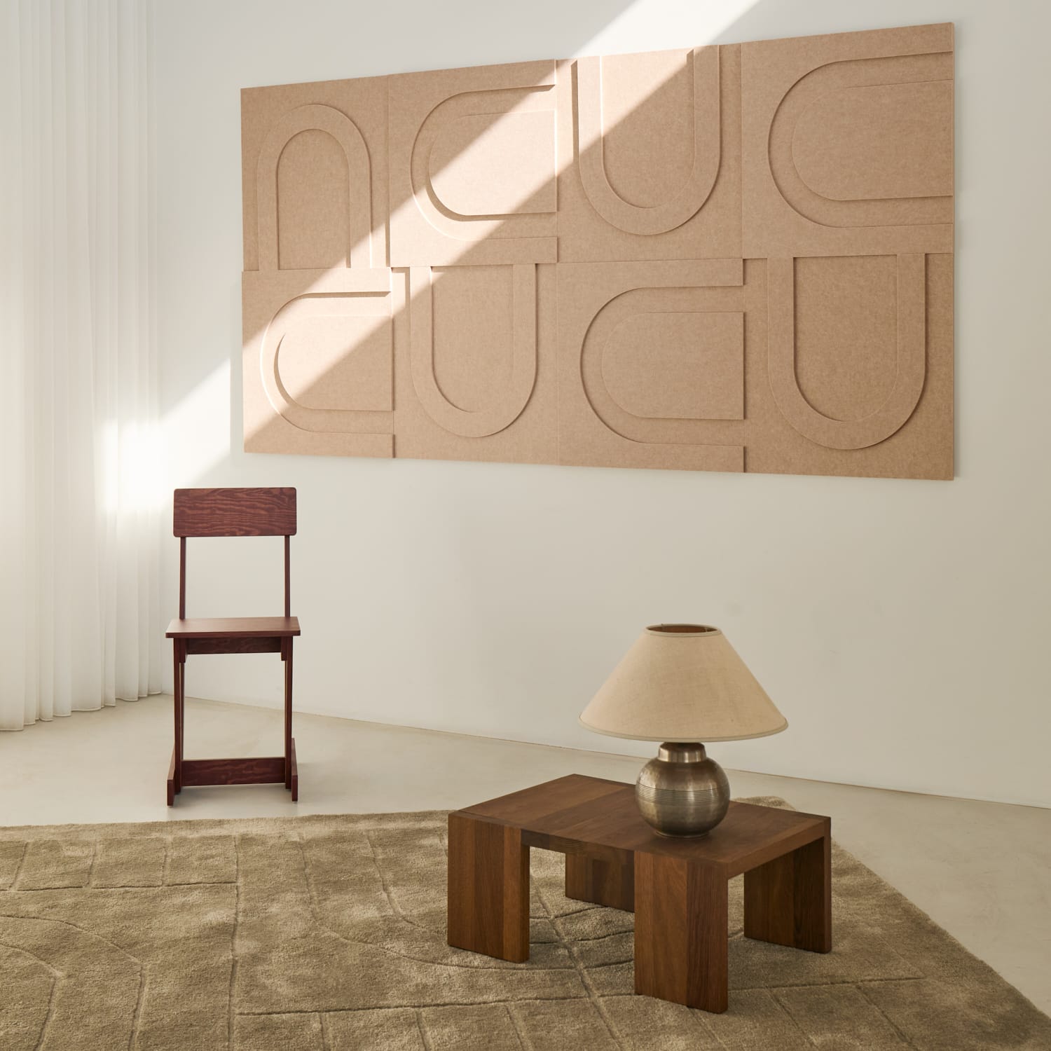 Geometric Tile - Sand Beige