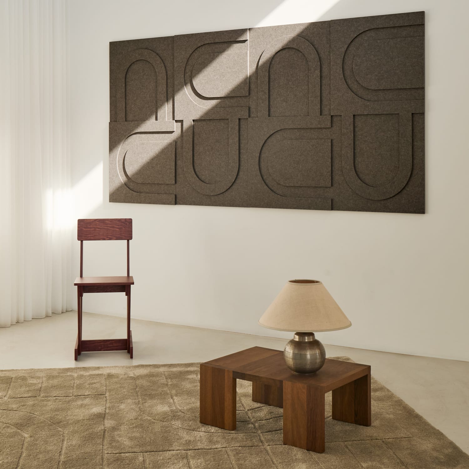 Geometric Tile - Warm Grey