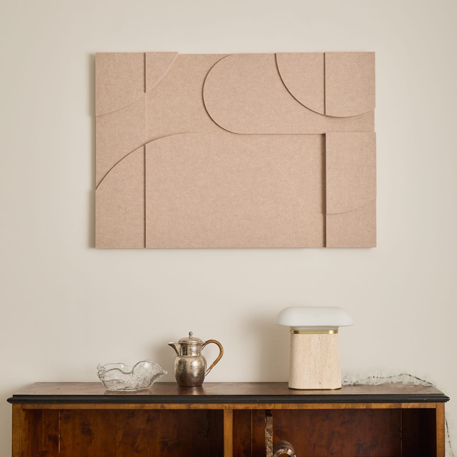 Geometric - Sand Beige