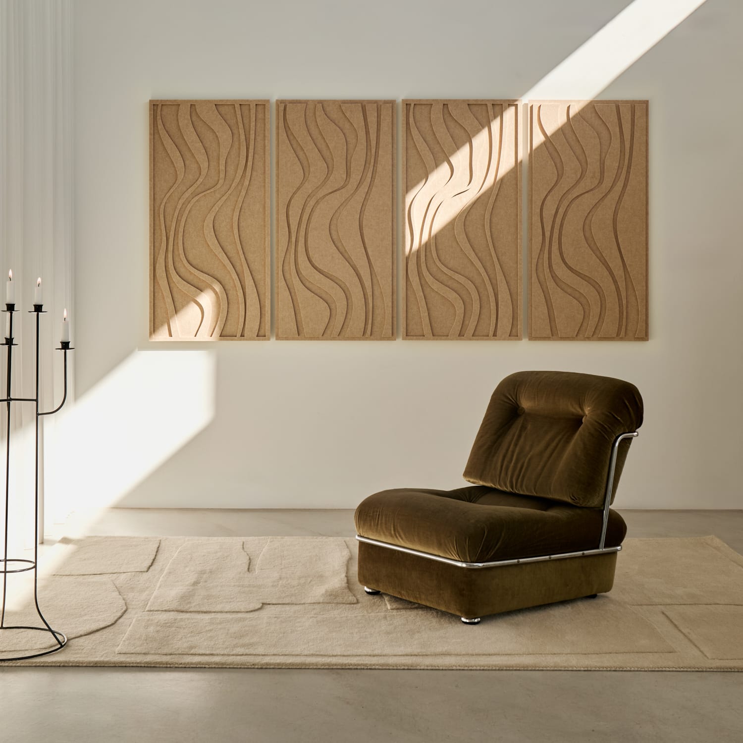 Wave Long - Sand Beige