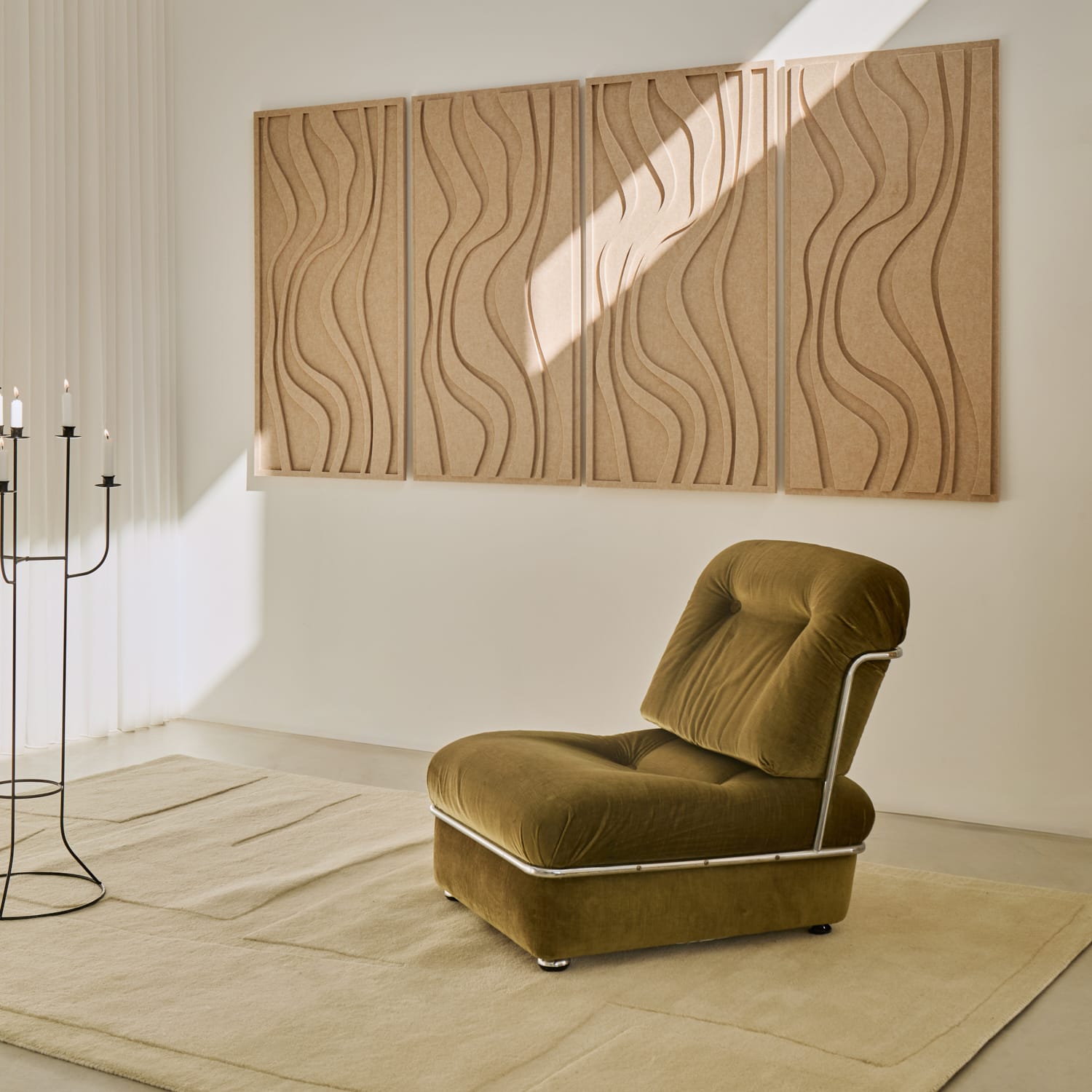 Wave Long - Sand Beige