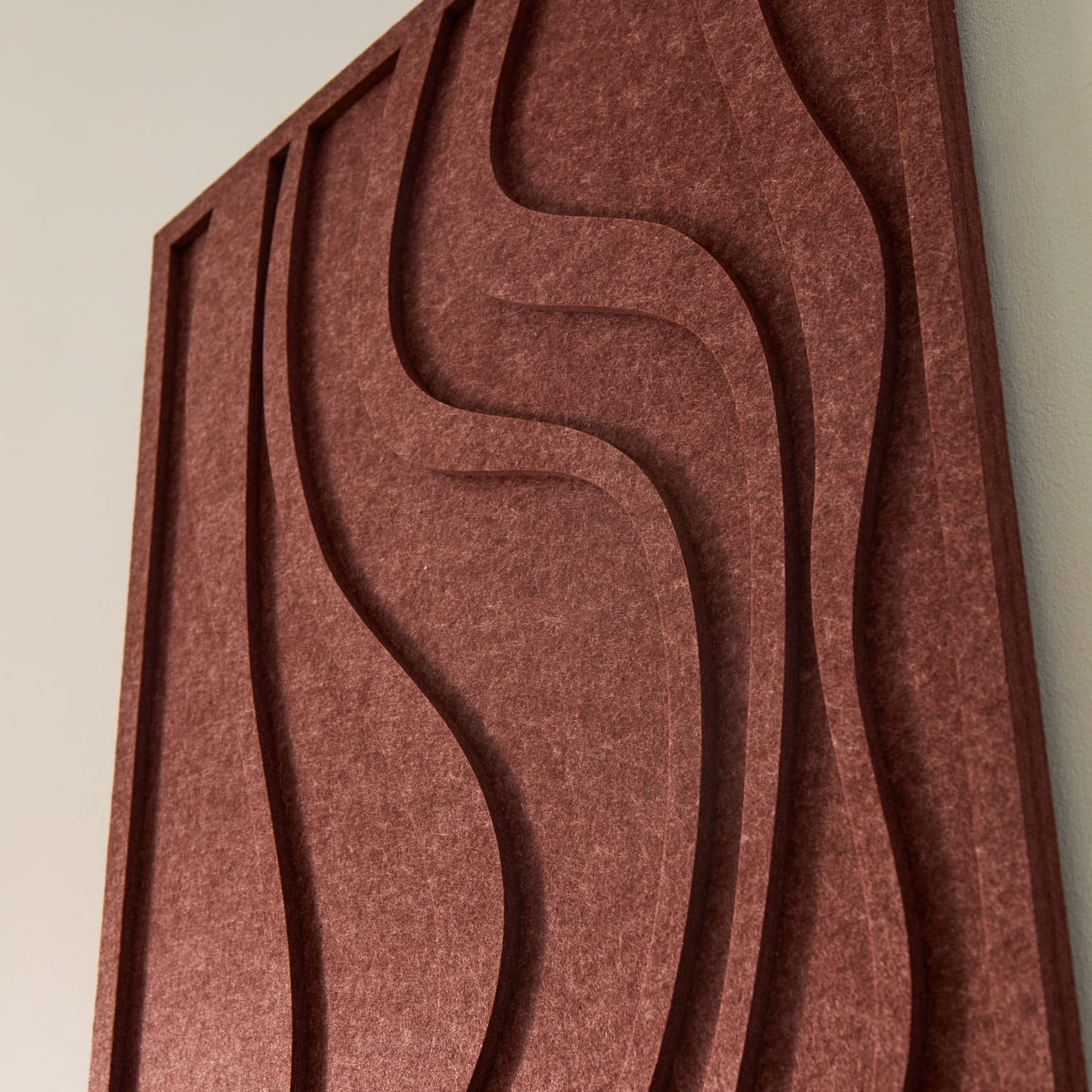 Wave Long - Reddish Brown