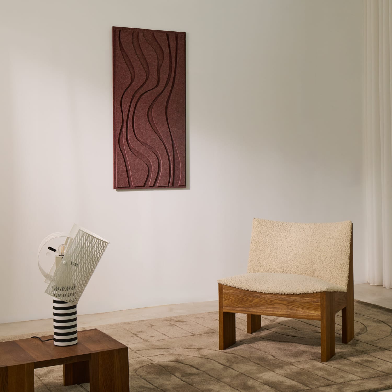Wave Long - Reddish Brown