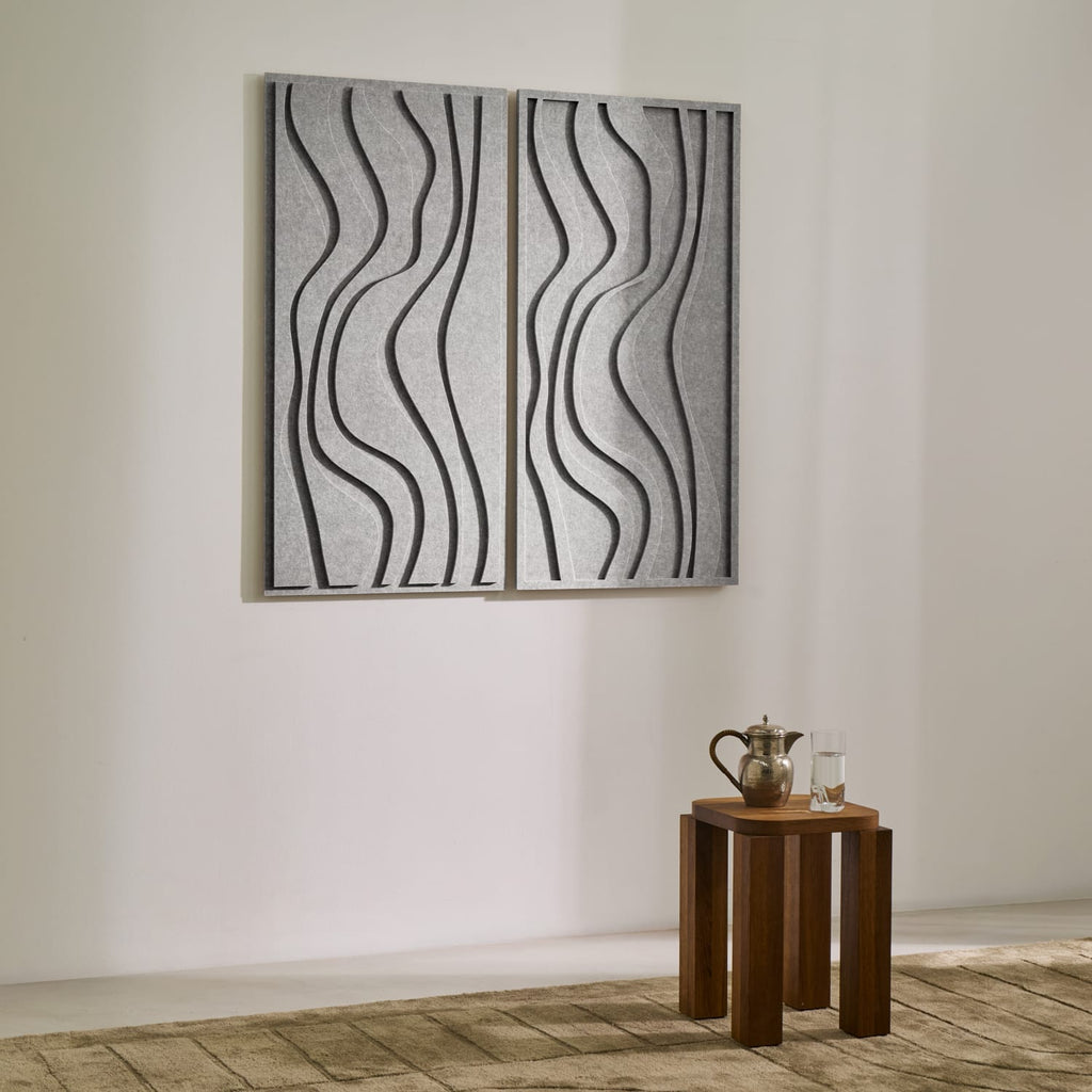 Wave Panel Sample Wave Long | Acoustic Wave Panels - Sustainable Art – Arturel.com