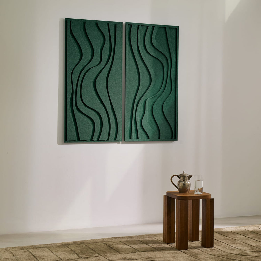 Wave Long - Petroleum Green