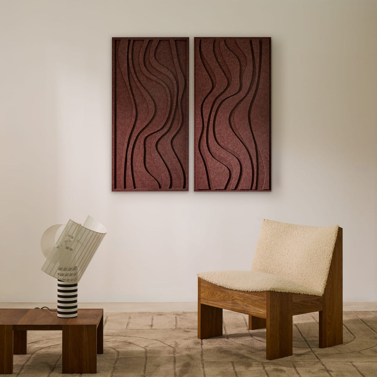 Wave Long | Acoustic Wave Panels - Sustainable Art – Arturel.com