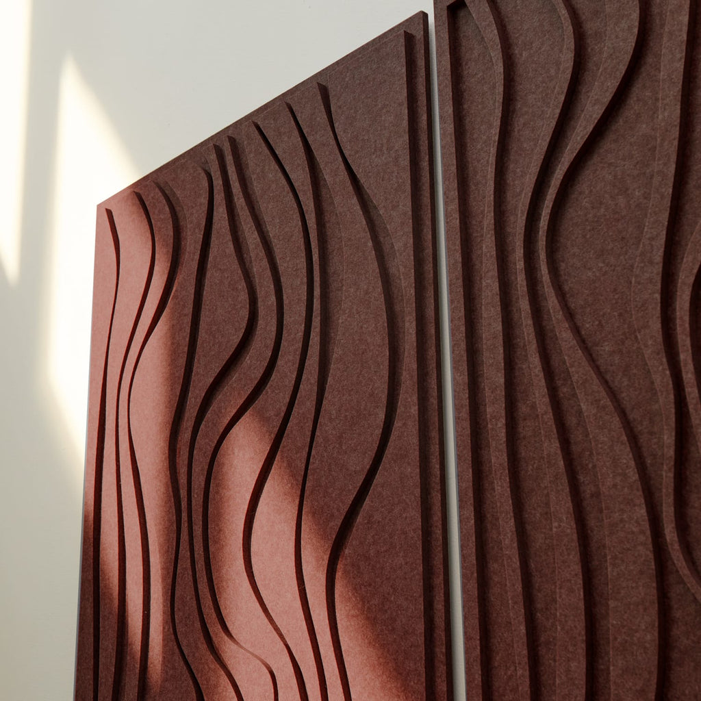 Wave Long - Reddish Brown