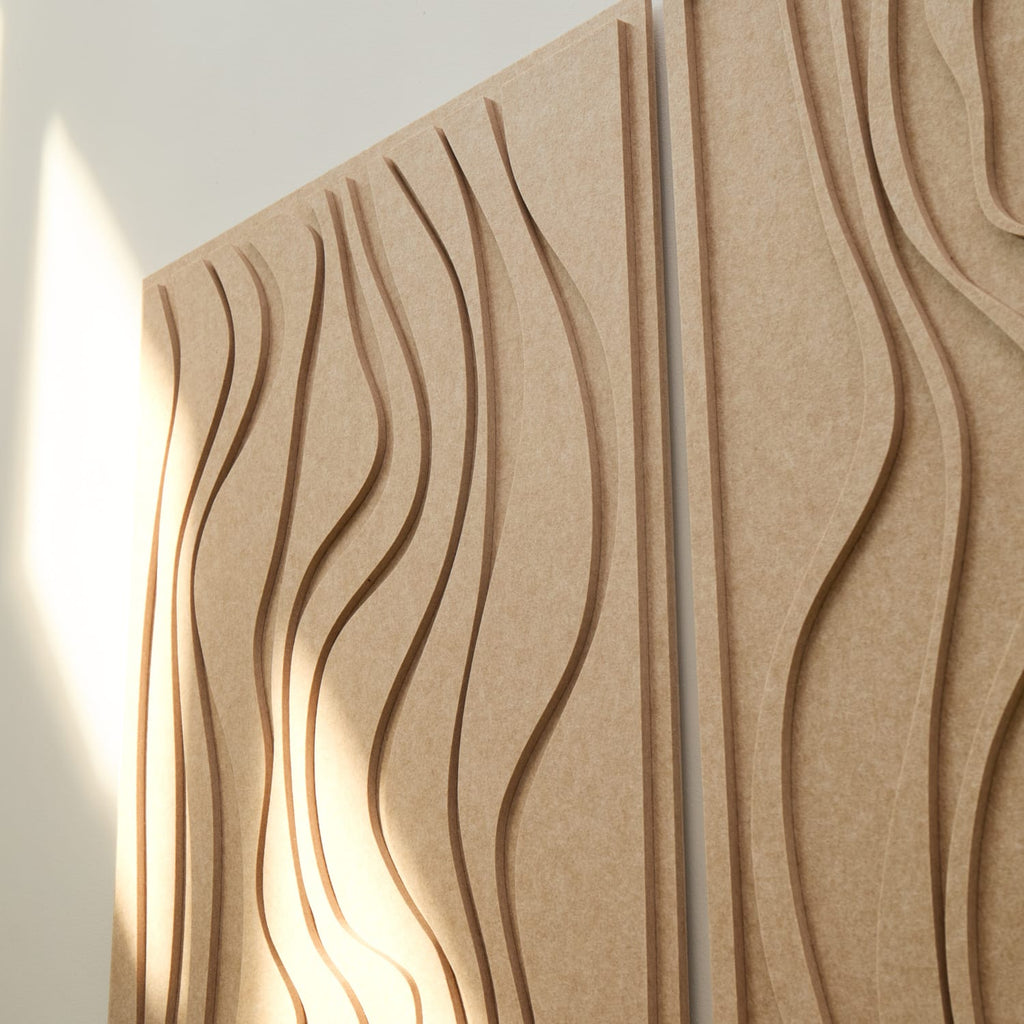 Wave Panel Sample Wave Long | Acoustic Wave Panels - Sustainable Art – Arturel.com