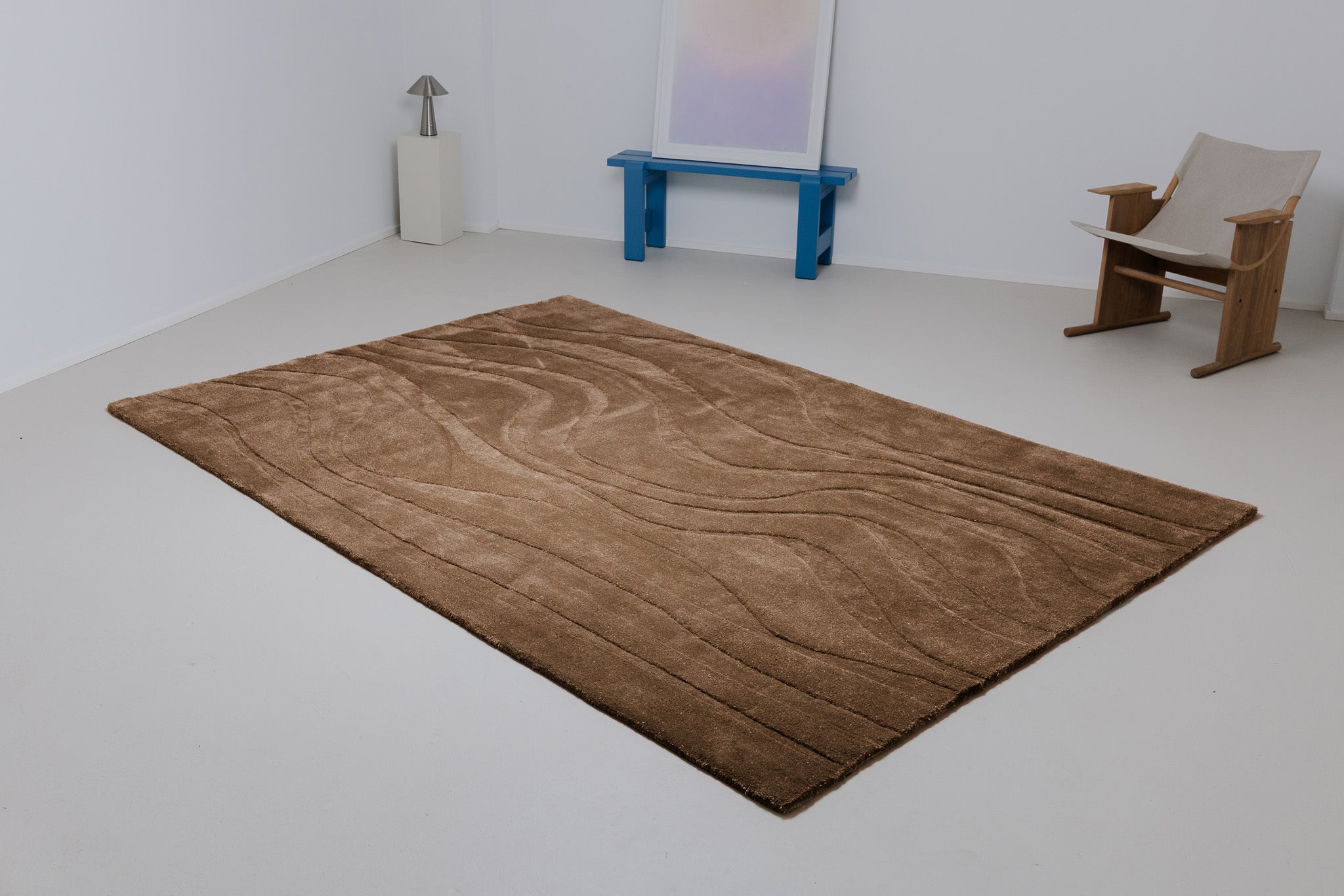 Wave rug - Walnut