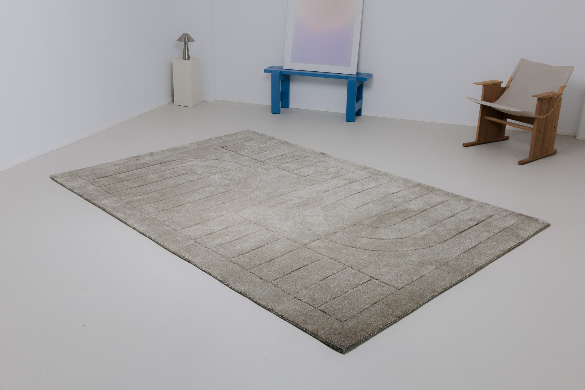 Arch rug - Warm Grey