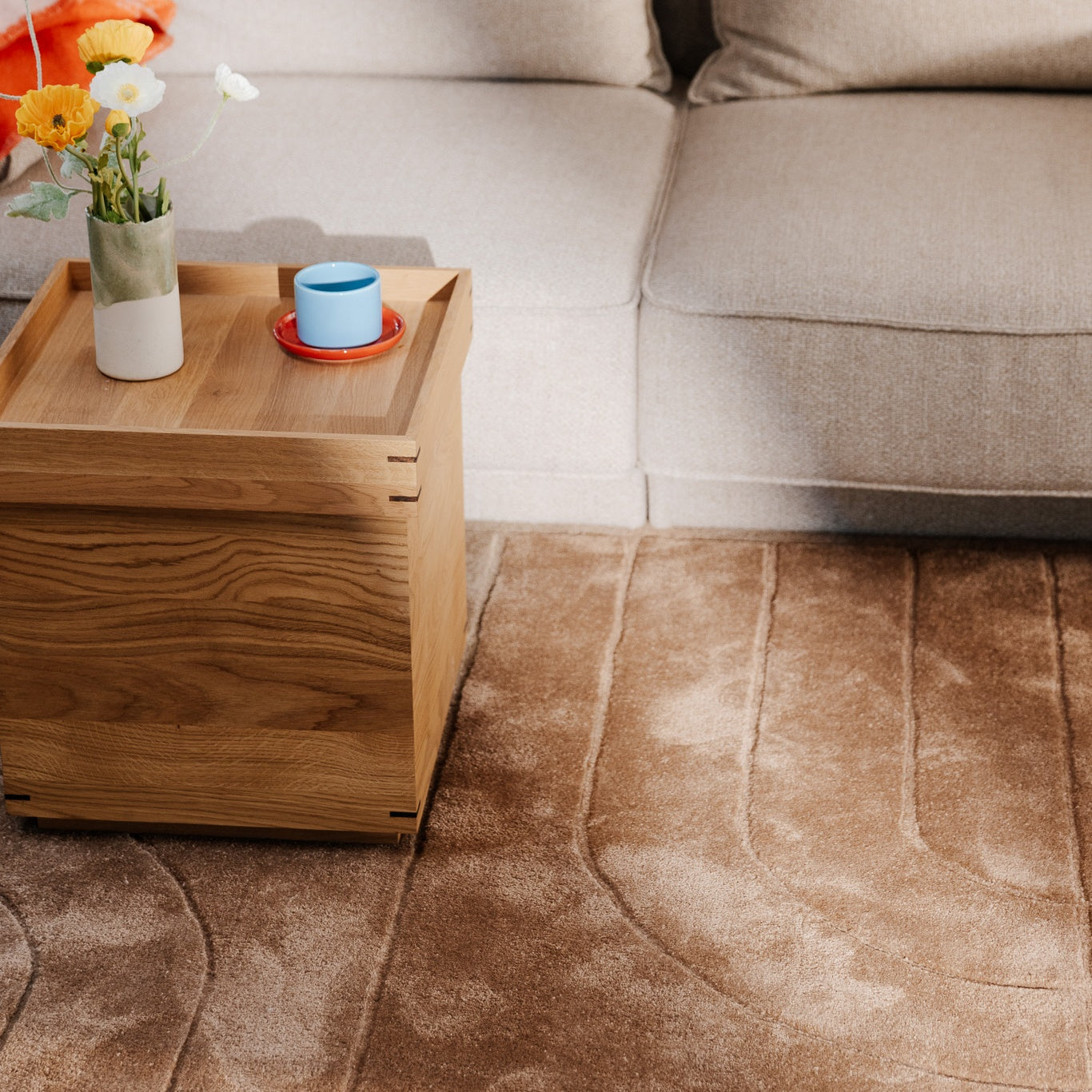 Arch rug - Walnut