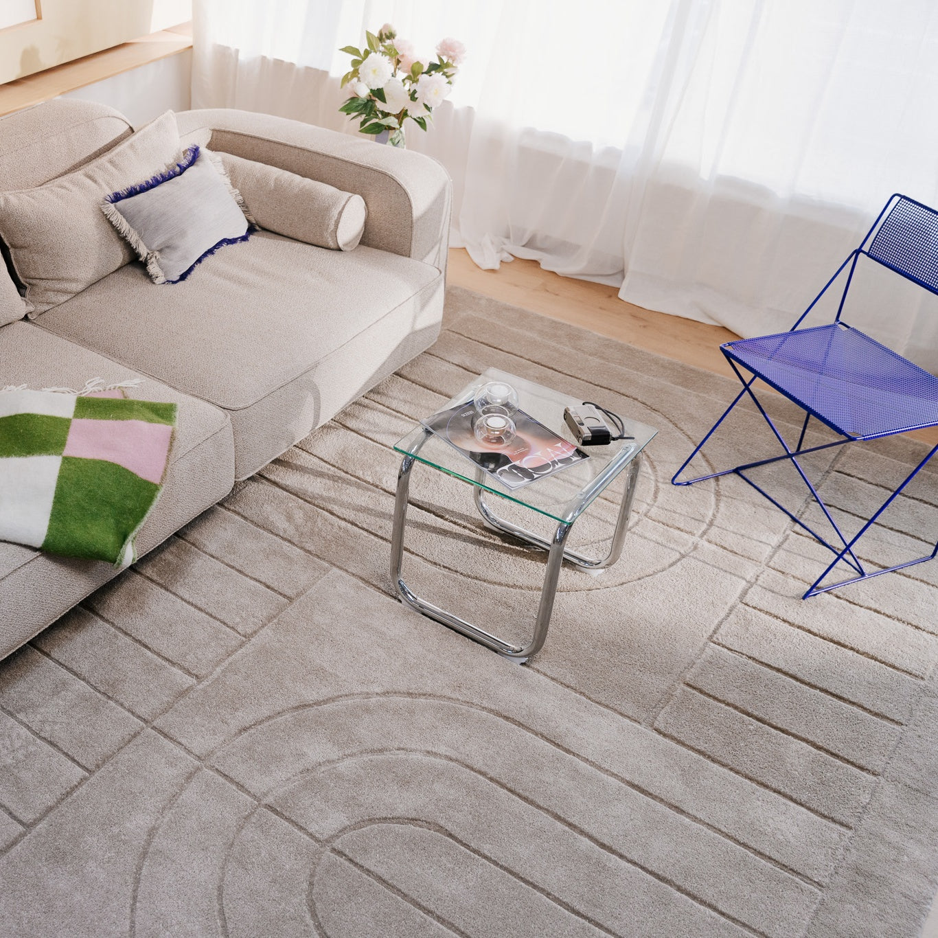 Arch rug - Warm Grey