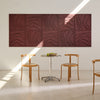 Wave Tile - Reddish Brown