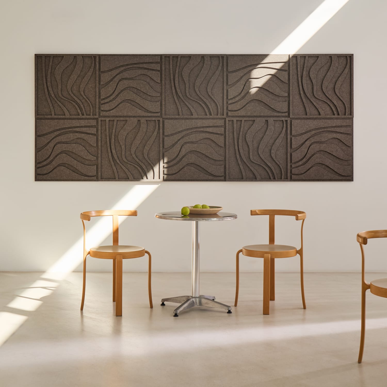 Wave Tile - Warm Grey