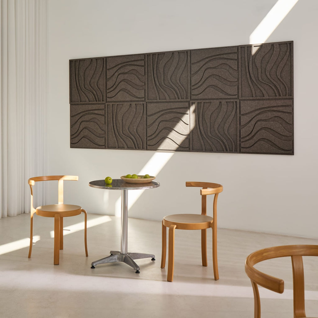 Wave Tile - Warm Grey