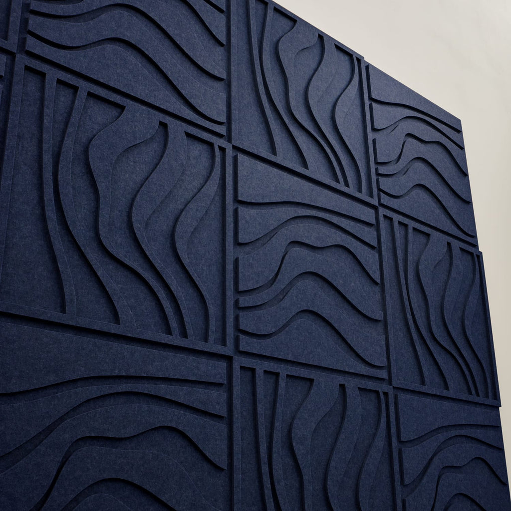 Wave Tile Set | Decorative Acoustic Tiles - New Modern Art – Arturel.com