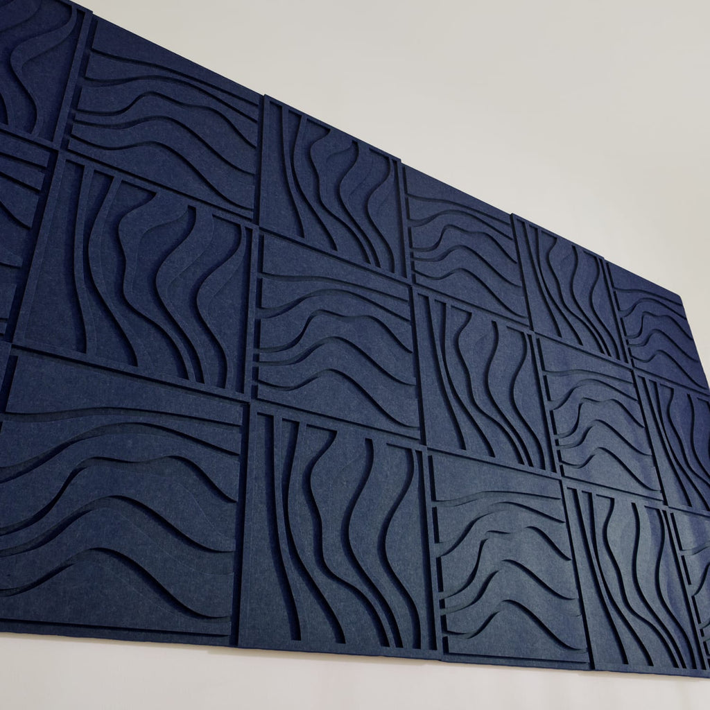 Wave Tile Set | Decorative Acoustic Tiles - New Modern Art – Arturel.com