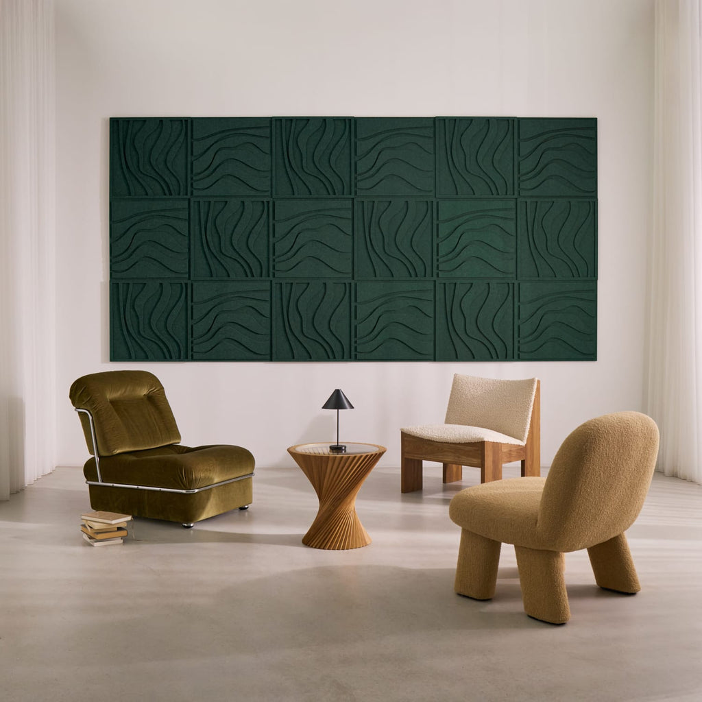Wave Tile - Petroleum Green