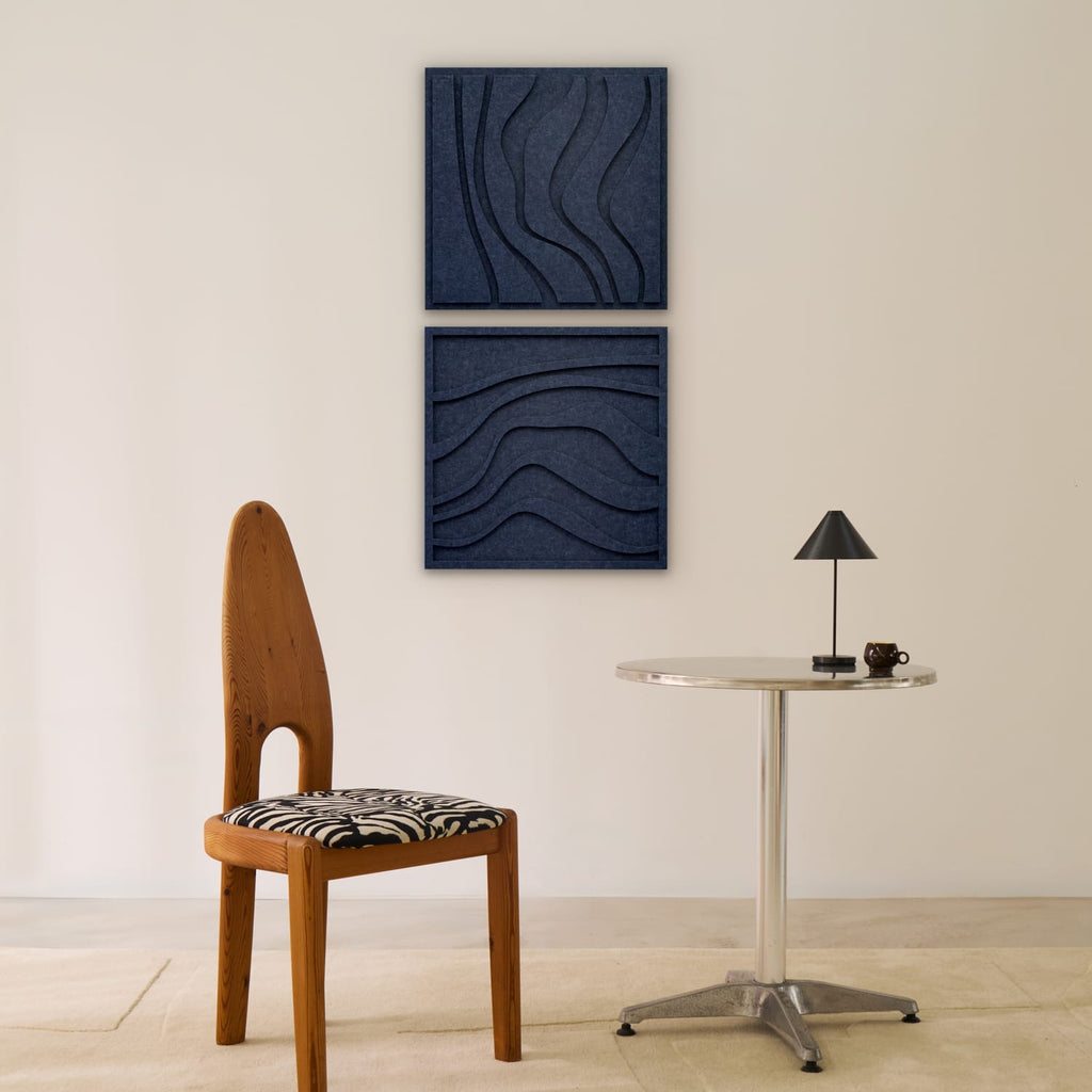 Wave Tile Set | Decorative Acoustic Tiles - New Modern Art – Arturel.com