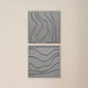 Wave Tile - Cloudy Grey
